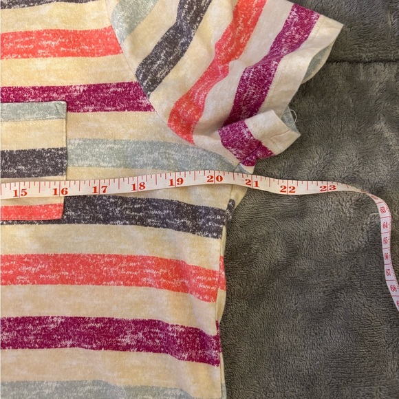 Lane Bryant Striped V-Neck Top - Picture 3 of 7